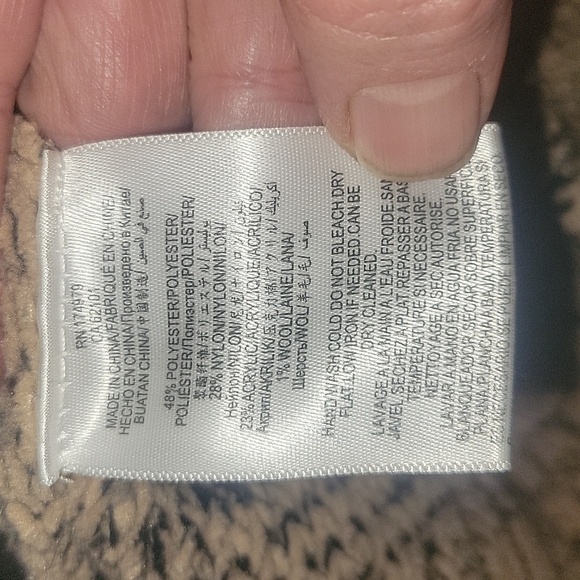 BCBGMAXAZRIA Turtleneck Long Sleeve XS Oversized Long Sleeve Sweater Fall Warm - Picture 6 of 6